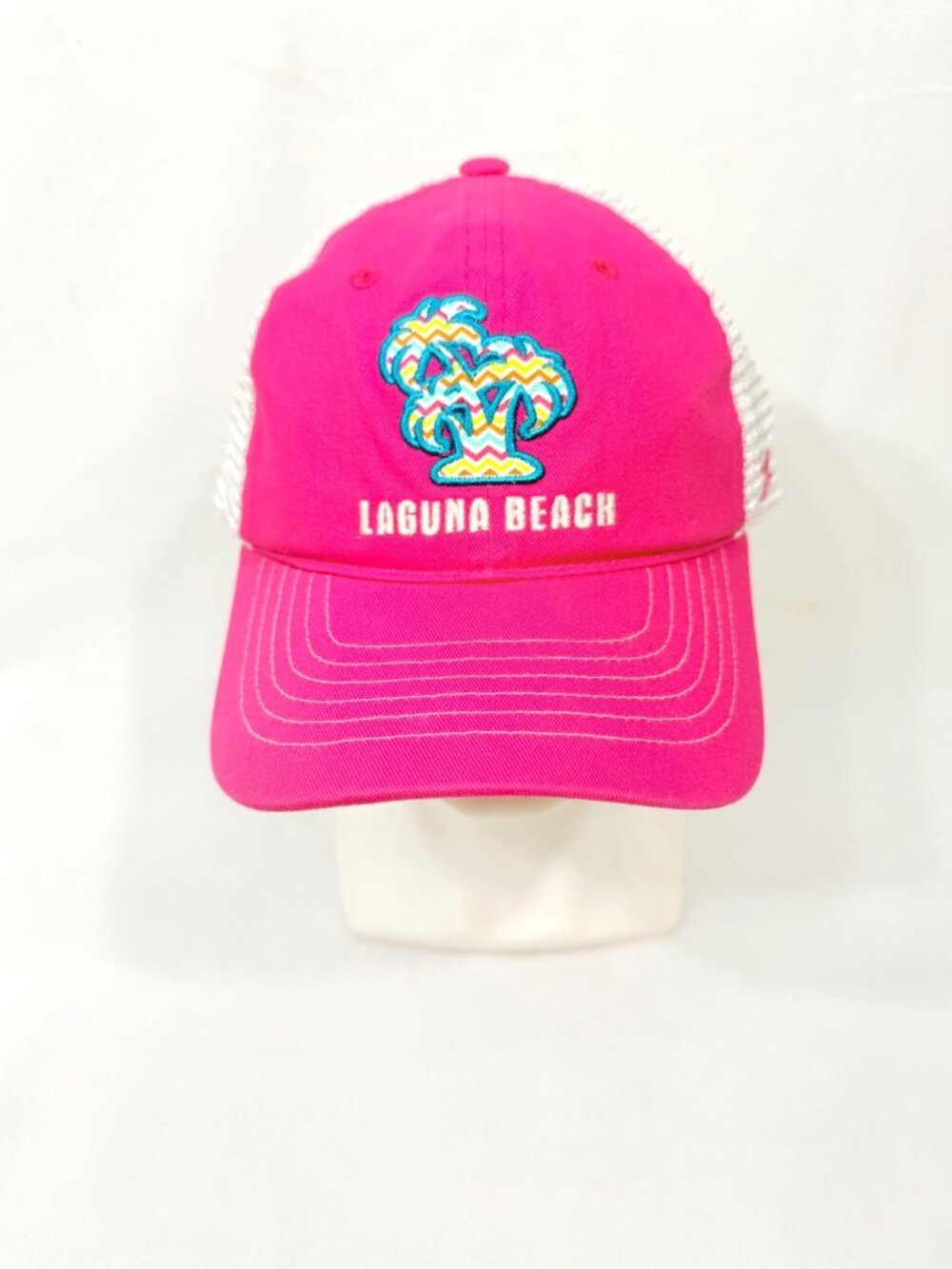 Laguna Beach Trucker Style Snapback by Zephyr Mesh Back Embroidered Front NWT
